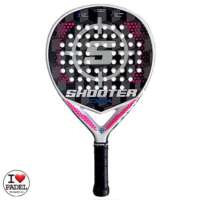Padel Racket DEA Fuchsia (Fucsia) Shooter Padel | Level: Intermediate, Competition, Professional | Power 9/10, Control 9/10, Absorption 9/10